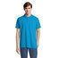 Polo unisex de algodón peinado Aqua L