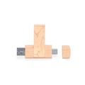 Producto Memoria USB 16GB con clip giratorio de madera