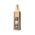 Producto Bolsa de yute reforzada para 1 botella de vino