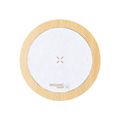 Producto Cargador Qi 15W de Cáñamo y Madera