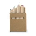 Producto Caja de 12 lápices de color en cartón natural