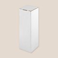 Producto Caja automontable blanca para botellas