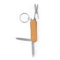 Producto Llavero con tijeras cuchillo y lima inox
