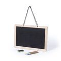 Producto Pizarra doble personalizada con tizas, rotulador y borrador