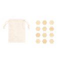 Producto Set de imanes de bambú con bolsa de algodón