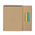Producto Set de lápices y bloc reciclado
