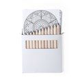 Producto Set de lápices y láminas con mandalas para colorear