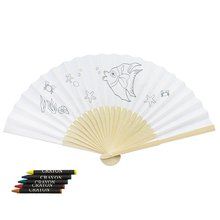 Producto Abanico con dibujos para colorear
