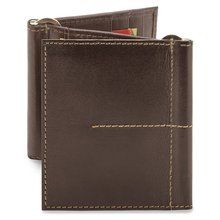 Producto Billetera de piel con pinza y monedero