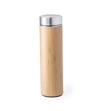 Producto Botella ecológica en acero inoxidable y bambú 500ml