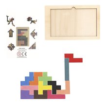 Producto Juego Habilidad 12 pzs Tetris en Madera Color