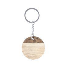 Producto Llavero Redondo de Madera Bicolor EU