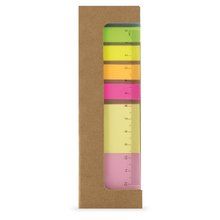 Producto Regla 12cm con Marcadores y Notas