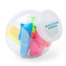 Producto Set con 5 marcadores en bote transparente
