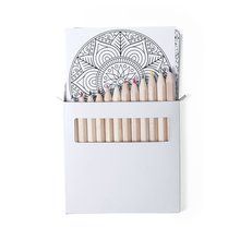 Producto Set de lápices y láminas con mandalas para colorear