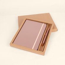 Producto Set de libreta y bolígrafo color rosa
