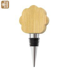 Producto Tapón abrebotellas nube imantado de bambú y metal