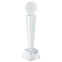 Producto Trofeo de cristal con motivo baloncesto