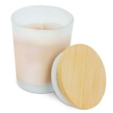 Producto Vela aromática Vainilla y tapa bambú