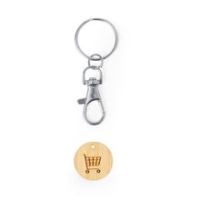 Producto Llavero Moneda Bambú