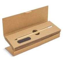 Producto Set lápiz infinito bambú con goma y lima