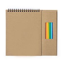 Producto Set de lápices y bloc reciclado