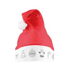 Producto Gorro Navidad con 4 Ceras para Colorear