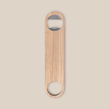 Producto Abridor de Botellas Acero y Madera de Caucho