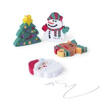 Producto Set de gomas navideñas en bolsita