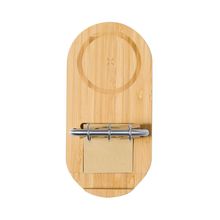 Producto Cargador multifunción inalámbrico 15W de bambú