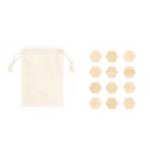 Producto Set de imanes de bambú con bolsa de algodón