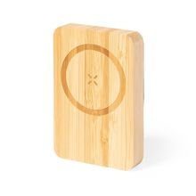 Producto Power Bank bambú 5000mAh con soporte