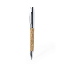 Producto Bolígrafo de corcho y metal con tinta azul