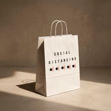 Producto Bolsa blanca de papel ecológico