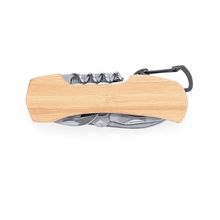 Producto Navaja Multiusos de Acero Inox y Bambú