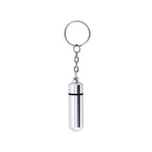 Producto Llavero pastillero discreto de aluminio