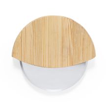 Producto Cortapizzas Bambú y Acero Inox
