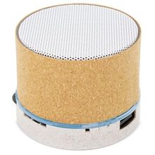 Producto Altavoz Corcho y marcaje a Láser iluminado