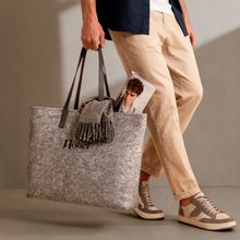 Producto Bolsa de Fieltro RPET Asas Largas PU