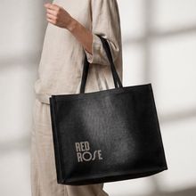 Producto Bolsa Juco Negra 290g Laminada Asas Algodón