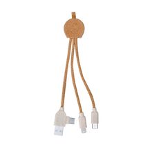 Producto Cable cargador USB eco corcho caña