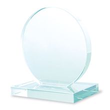 Producto Cristal Redondo con Base y Estuche Regalo