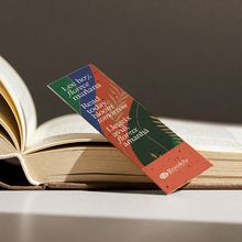 Producto Marcapáginas con papel de semillas 140gr a 2 caras