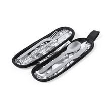 Producto Set Cubiertos Inox Reutilizables en funda RPET