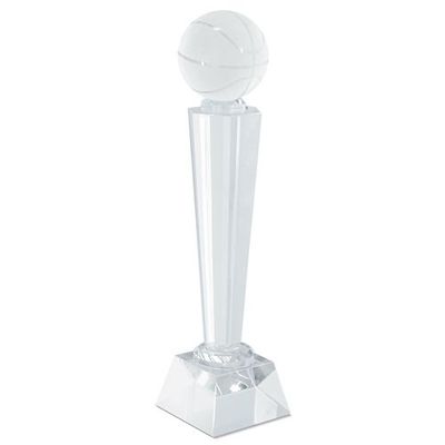 Producto Trofeo de cristal con motivo baloncesto