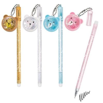 Producto Pack 4 Bolígrafos Glitter con Ositos