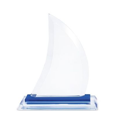 Producto Trofeo de Cristal Barco de Vela