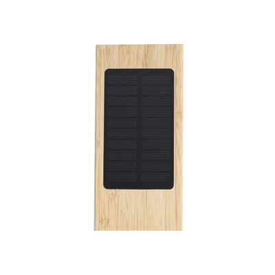 Producto Power Bank Solar 4000mAh Bambú