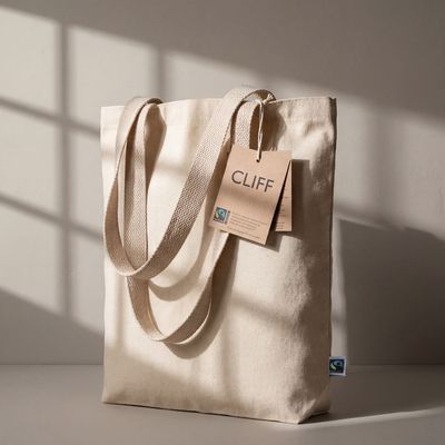 Producto Bolsa de algodón con  etiqueta Fairtrade