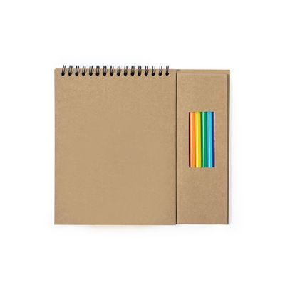 Producto Set de lápices y bloc reciclado